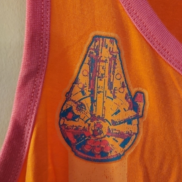 Disney star wars "Chewie My Copilot" tank top NWT XS - Picture 4 of 8